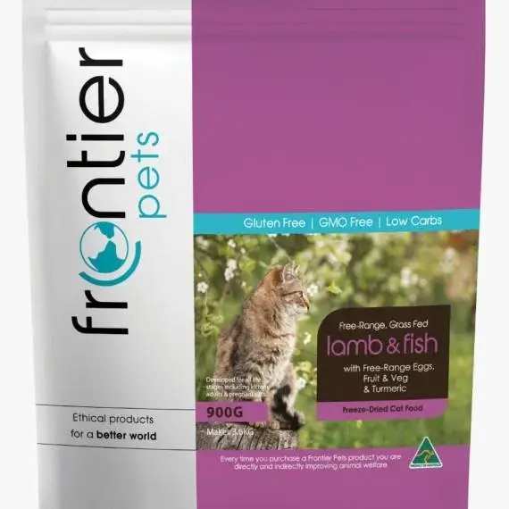 Frontier pets 凍乾主食貓糧系列 -三文魚羊 300g